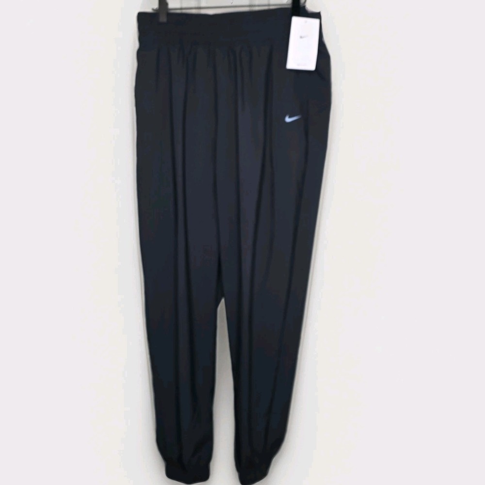 $65 NIKE Women's dri-FIT High Waisted 7/8 Joggers HJ1050-010 - Black Large -New